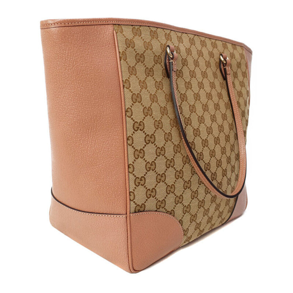 Gucci Shoulder Brown Pink Bag Bree Tote
